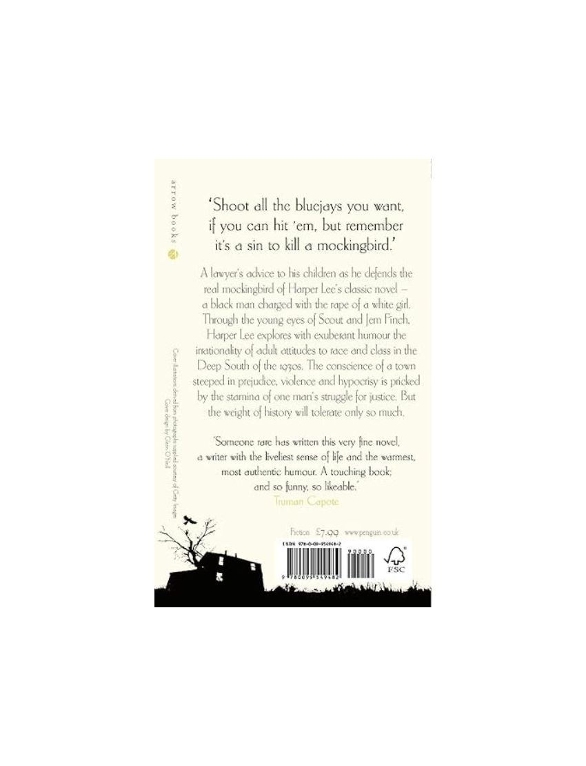 To Kill A Mockingbird -  Harper Lee